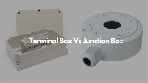 junction box specs|junction box vs terminal.